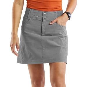 Fisoew Womens Mid Rise Running Tennis Skorts Casual Athletic Golf Hiking Relaxed Fit Skirts with Shorts Pockets(Grey)